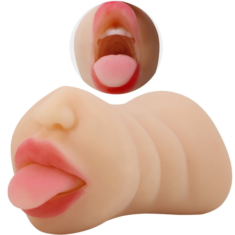 GEKKE BULL - SARAH VAGINA-VORMIGE MASTUBADOR MET DUBBELE INGANG