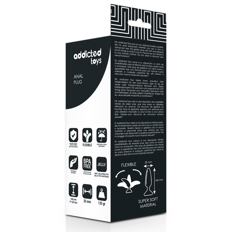 ADDICTED TOYS - ANAAL PLUG 13.5 CM