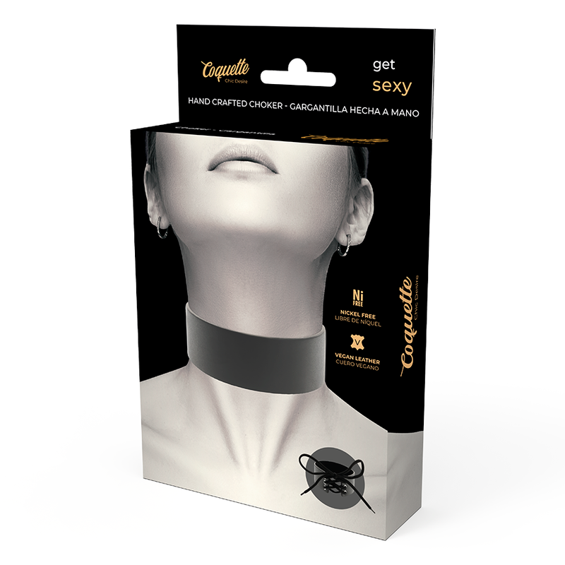 COQUETTE - CHIC DESIRE VEGAN LEREN CHOKER