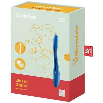 SATISFYER - ELASTISCH SPEL MULTI VIBRATOR BLAUW