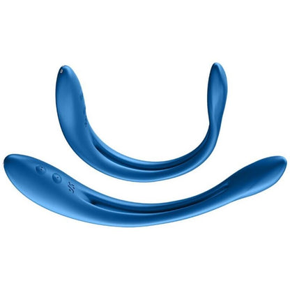 SATISFYER - ELASTISCH SPEL MULTI VIBRATOR BLAUW
