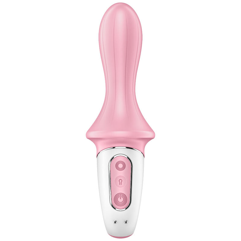 SATISFYER - LUCHTPOMP BOOTY 5+ ROZE OPBLAASBARE ANAAL VIBRATOR