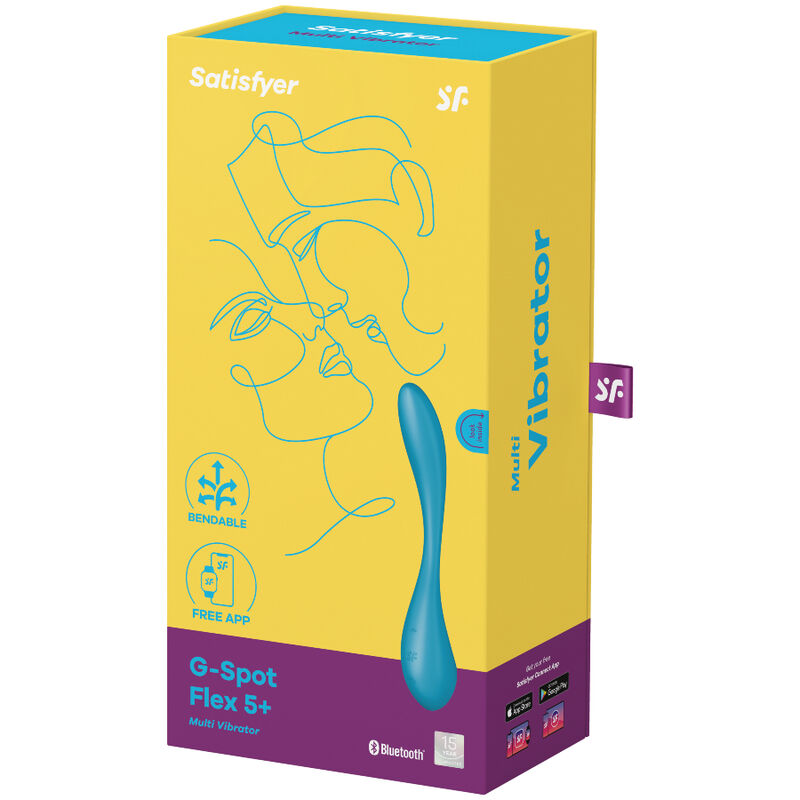 SATISFYER - G-SPOT FLEX 5 MULTI VIBRATOR BLAUW