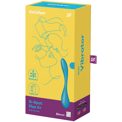 SATISFYER - G-SPOT FLEX 5 MULTI VIBRATOR BLAUW