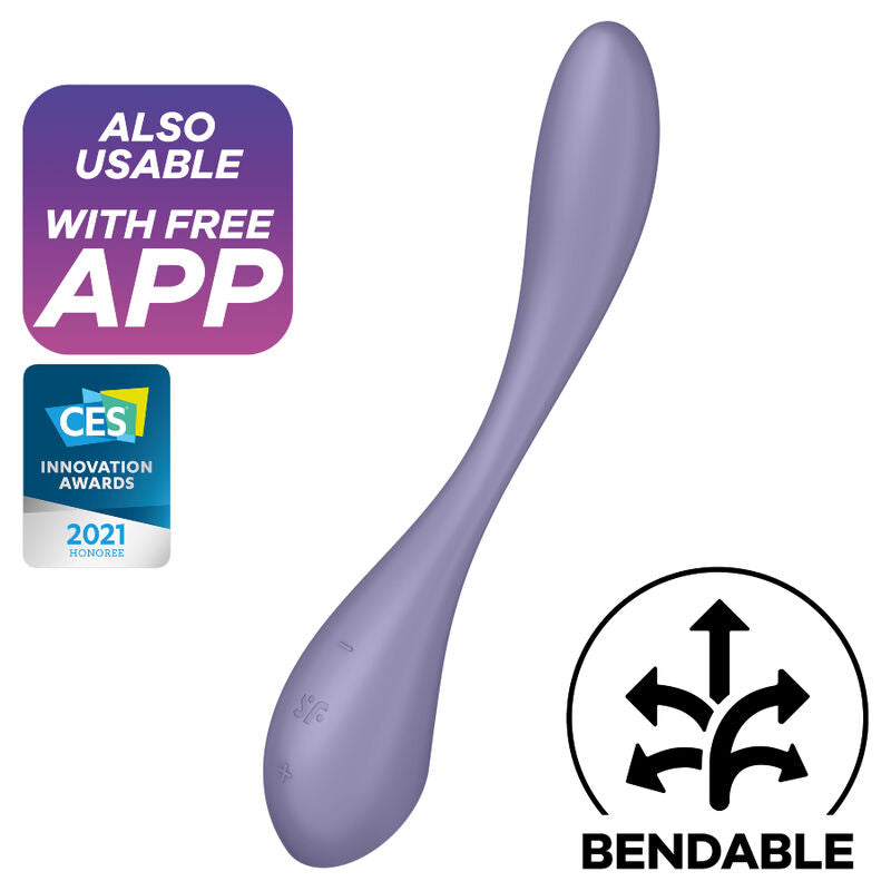 SATISFYER - G-SPOT FLEX 5 MULTI VIBRATOR BLAUW