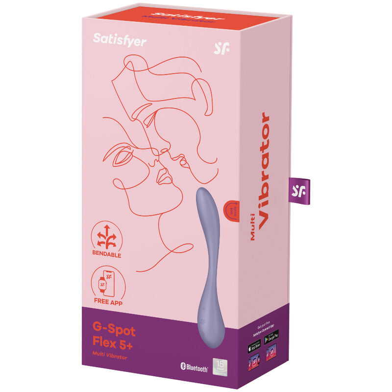 SATISFYER - G-SPOT FLEX 5 MULTI VIBRATOR BLAUW