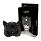 COQUETTE CHIC DESIRE - VEGAN LEREN MASKER MET KATTEN OREN