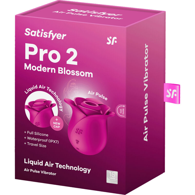 SATISFYER - AIR PULSE PRO 2 MODERNE BLOESSEM VIBERATOR
