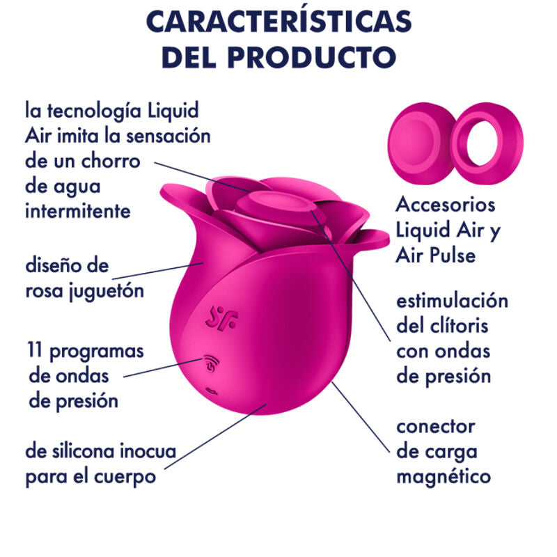 SATISFYER - AIR PULSE PRO 2 MODERNE BLOESSEM VIBERATOR