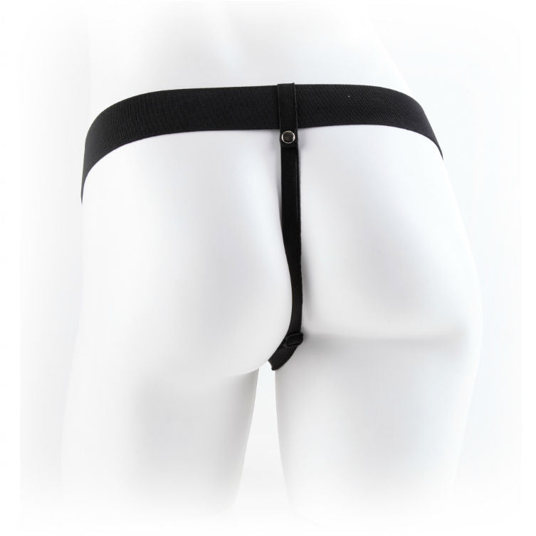 FETISH FANTASY SERIES - SERIES 9 HOLLE STRAP-ON MET BALLEN 22,9CM VLEES